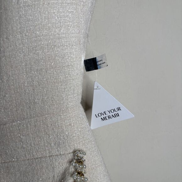 Nadine Merabi Simone Pearl Tweed Mini Dress - Picture 4 of 8